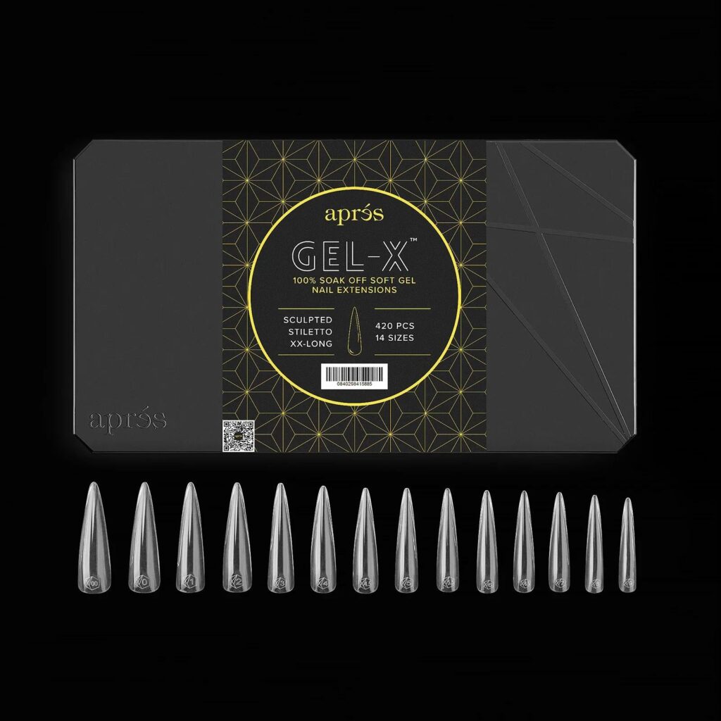 Apres - Gel-X Tips 2.0 - Sculpted Stiletto Extra Extra Long (420pcs)