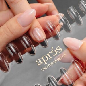 Apres - Gel-X Tip Swatch: Natural/Sculpted Almond Medium