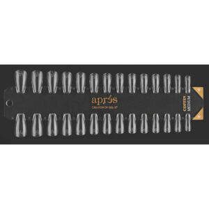 Apres - Gel-X Tip Swatch: Natural/Sculpted Coffin Medium