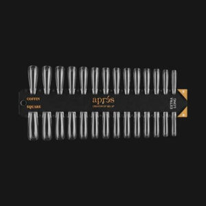 Apres - Gel-X Tip Swatch: Sculpted Coffin/Square Extra Long