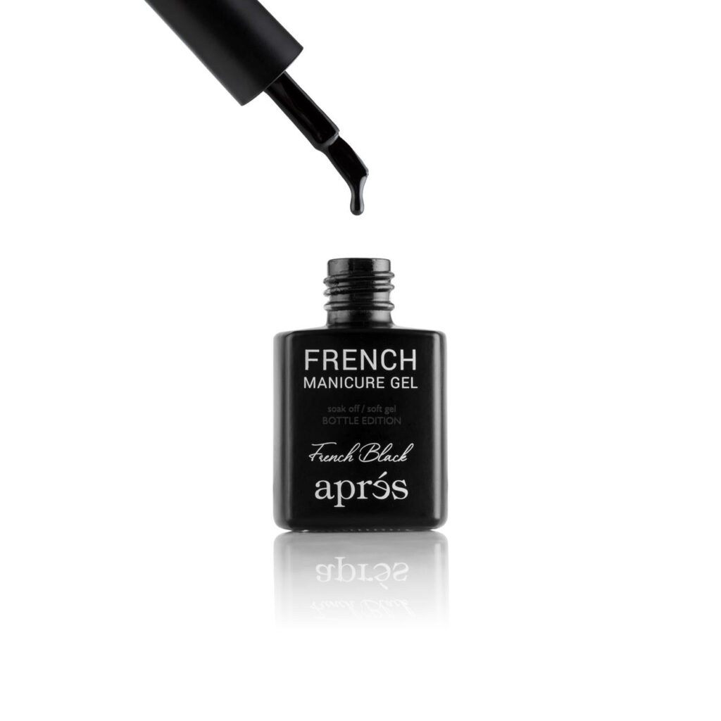 Apres - Hema Free Gel Couleur - French Manicure Gel - Black