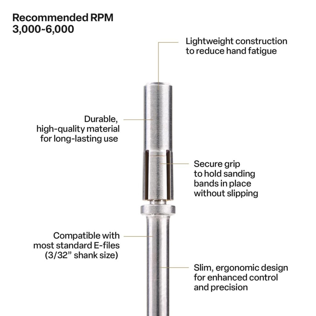 Apres - Slim Sanding Band Mandrel Bit
