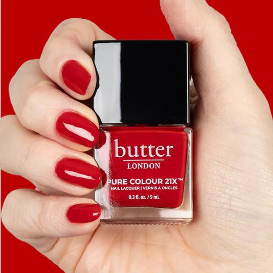 butter LONDON - Pure Colour - Her Majesty's Red - 21X Nail Lacquer - Image 2