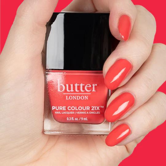 butter LONDON - Pure Colour - Piccadilly Prawn - 21X Nail Lacquer - Image 2