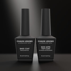 Chaun Legend - Base Coat + Non-Wipe Top Coat Gel Duo