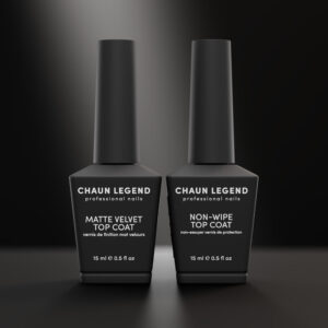 Chaun Legend - Velvet Matte + Non-Wipe Top Coat Duo