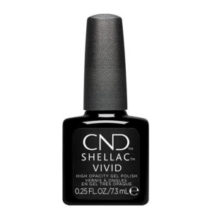 CND - Shellac Vivid - Black Tuxedo (0.25 oz)