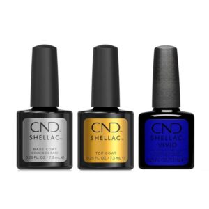 CND - Shellac Vivid Combo - Base, Top & Lazuli Blue