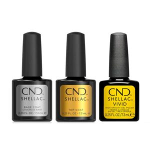 CND - Shellac Vivid Combo - Base, Top & Yellow Taxi