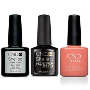CND - Shellac Xpress5 Combo - Base, Top & Spear (0.25 oz)