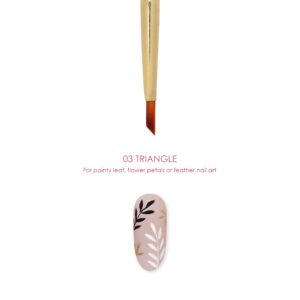 Daily Charme - Nail Art Brush - 03 Triangle