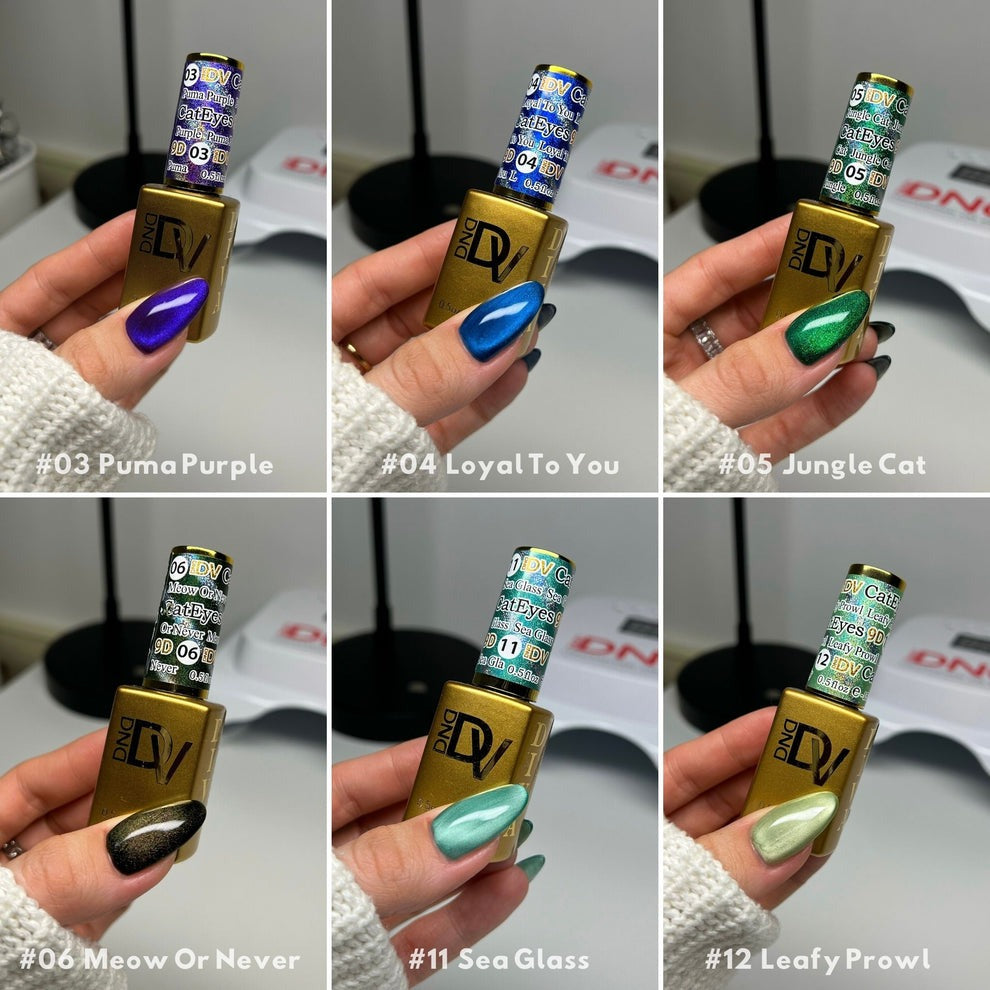 DND - Diva 9D Cat Eye Collection - Glassball 12 pcs Set