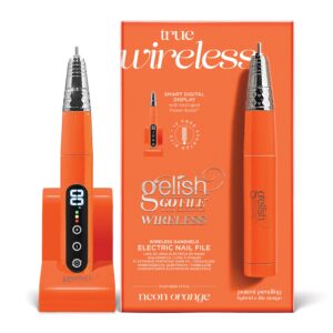 Gelish - Go File Wireless E-File - Neon Orange