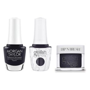 Gelish, Morgan Taylor & Dip Combo - Night After Night