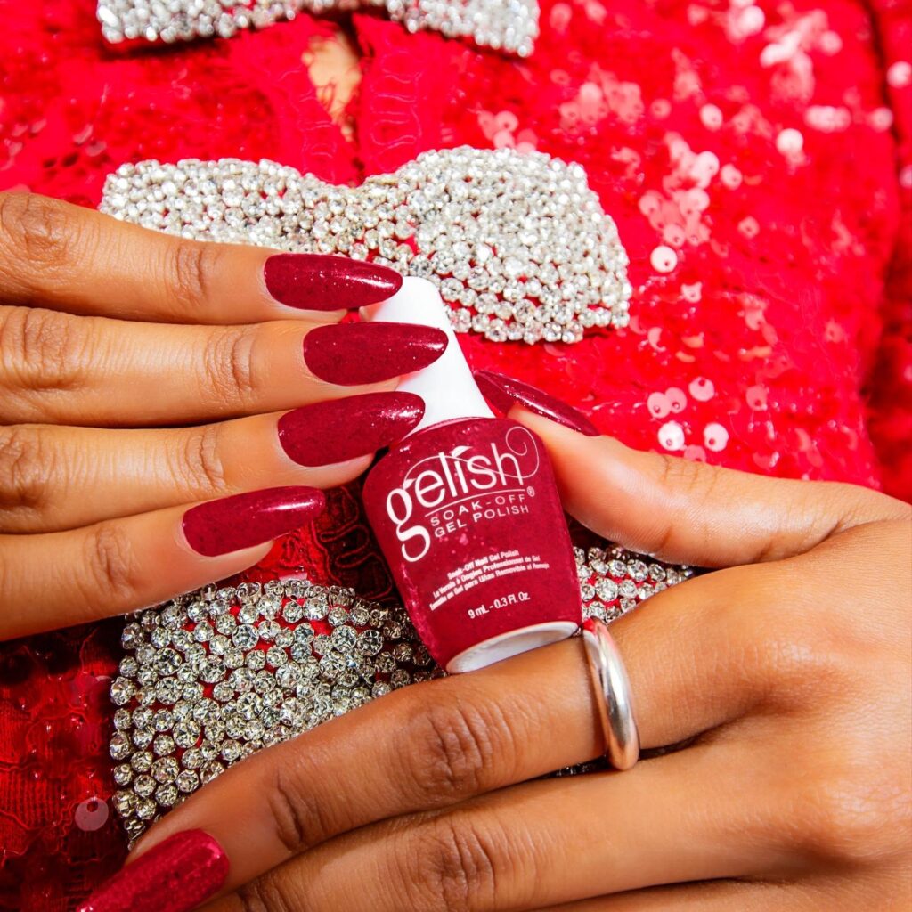 Gelish, Morgan Taylor & Dip Combo - Poinsettia Stardust