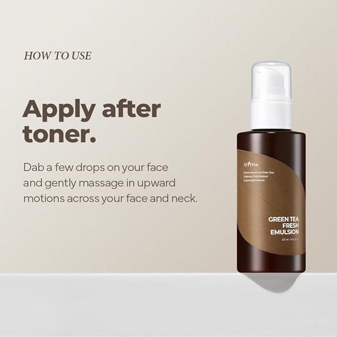 Isntree - Green Tea Fresh Toner + Green Tea Fresh Emulsion