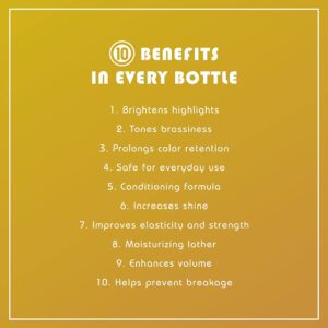 It's a 10 - Miracle Brightening Shampoo For Blondes 10.0 oz
