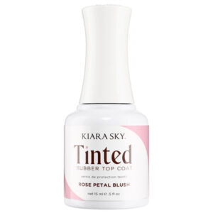 Kiara Sky - Gel Polish - Tinted Rubber Top Coat - Rose Petal Blush 0.5 oz - #TNT08