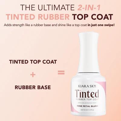 Kiara Sky - Gel Polish - Tinted Rubber Top Coat - Sedona Sunset 0.5 oz - #TNT04
