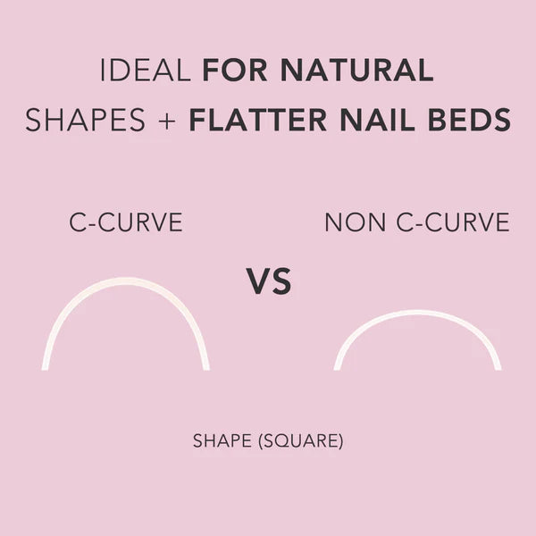 Kiara Sky - Gelly Tips - Non C-Curve Nail Tips -Clear Coffin XXL