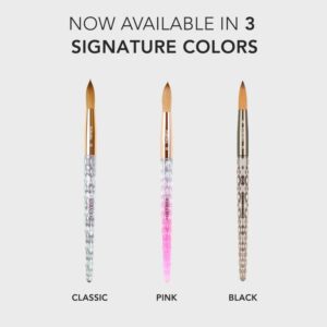 Kiara Sky Tools - Acrylic Brush Size 8 - Pink