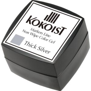 Kokoist - Color Gel - Markers Line Non Wipe Thick Silver 2.5g - #ML-04