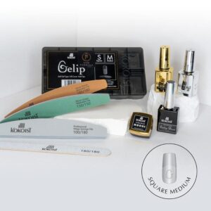 Kokoist - Gelip Extensions - Gelip Extension-Starter Kit - Square Medium