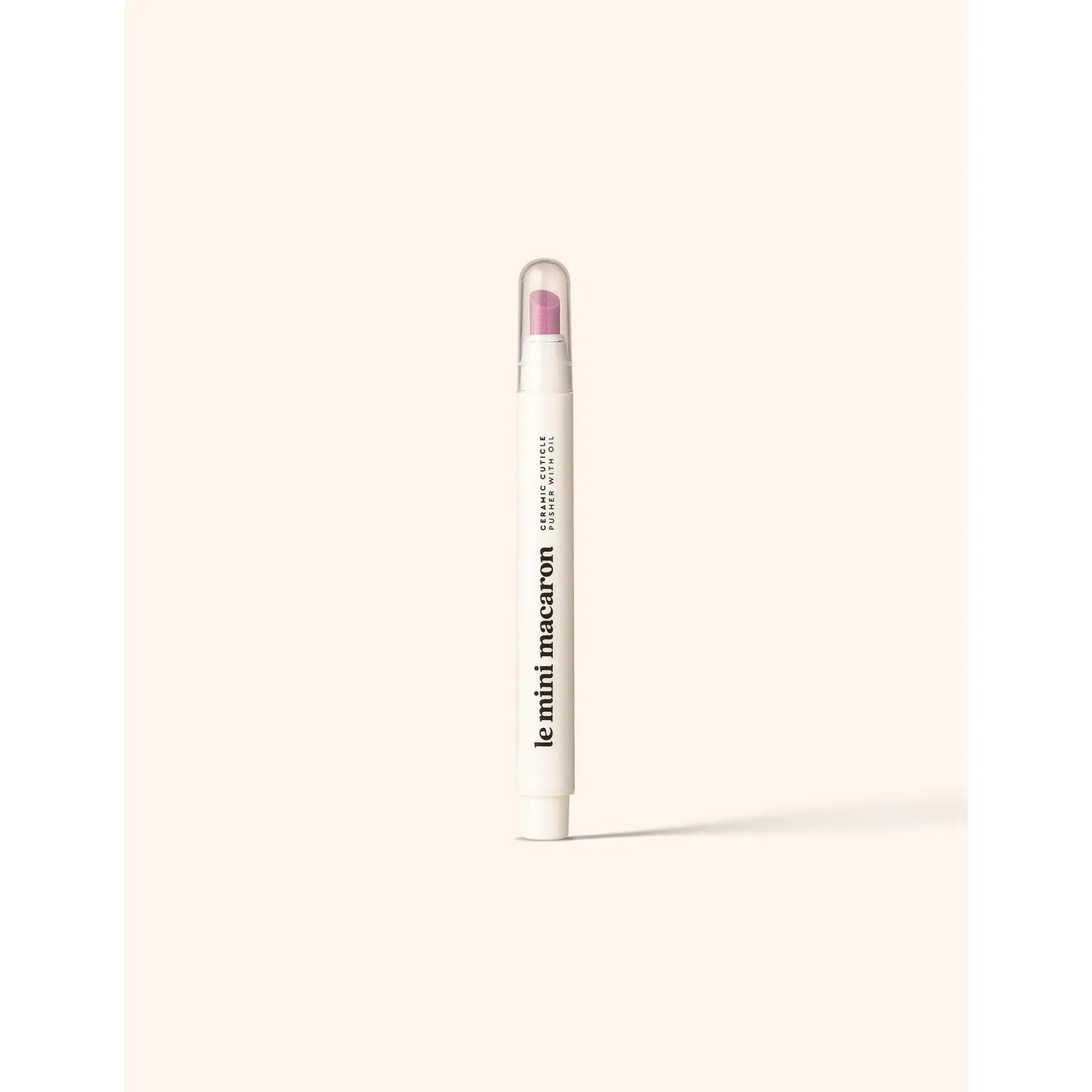 Le Mini Macaron - Ceramic Cuticle Pusher With Oil - Image 2