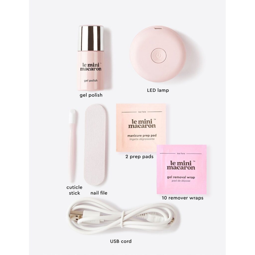 Le Mini Macaron Gel Manicure Kit - Coconut Yogurt