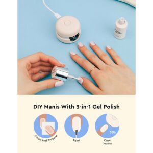 Le Mini Macaron Gel Manicure Kit - Coconut Yogurt