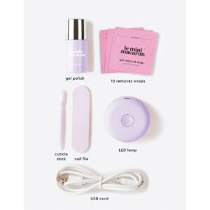 Le Mini Macaron Gel Manicure Kit - Lilac Blossom