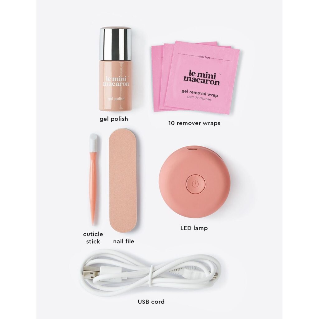 Le Mini Macaron Gel Manicure Kit - Praline
