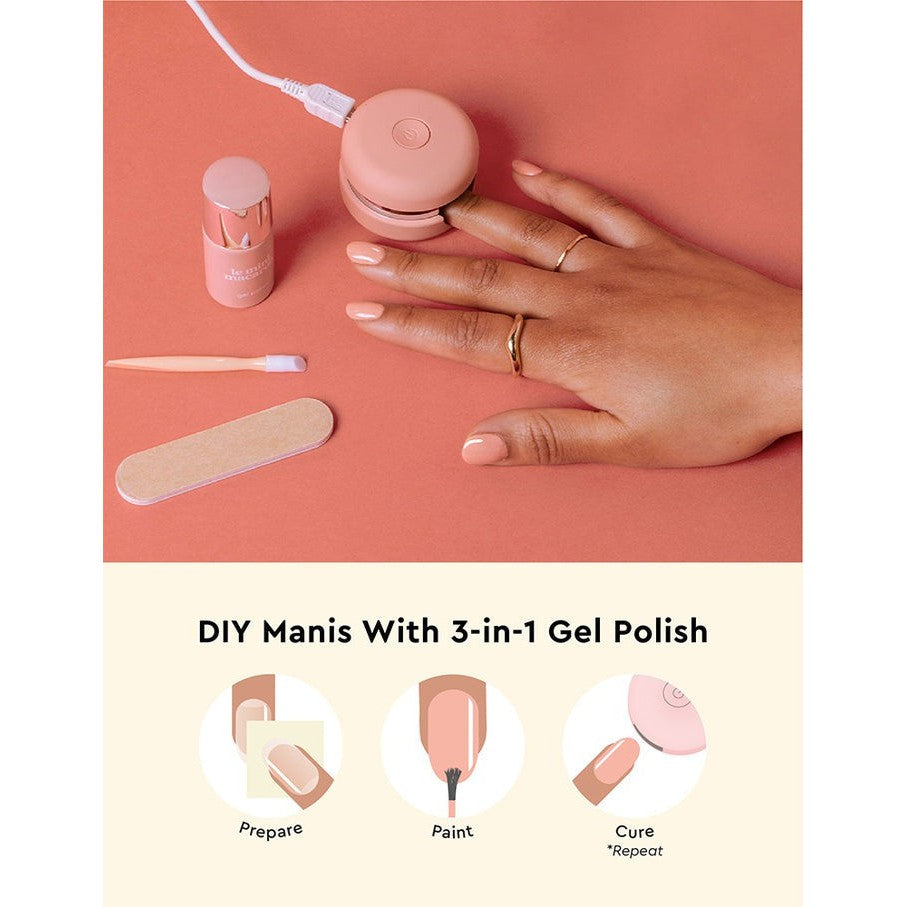 Le Mini Macaron Gel Manicure Kit - Praline