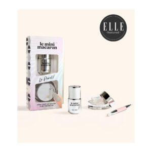Le Mini Macaron - Le Pearl - Nail Powder & Gel Topcoat Set