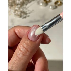 Le Mini Macaron - Le Pearl - Nail Powder & Gel Topcoat Set
