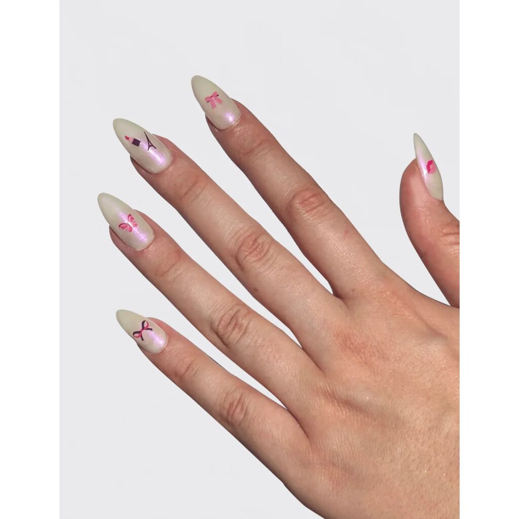 Le Mini Macaron Mini Nail Stickers - Baby Doll