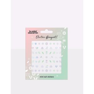 Le Mini Macaron Mini Nail Stickers - Electric Bouquet