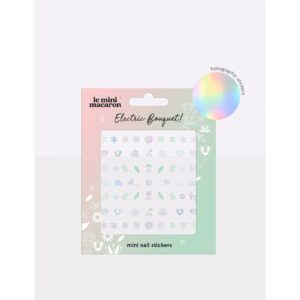 Le Mini Macaron Mini Nail Stickers - Electric Bouquet