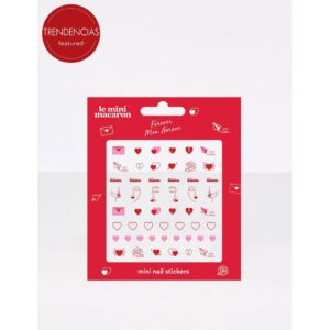 Le Mini Macaron Mini Nail Stickers - Forever Mon Amour