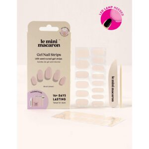 Le Mini Macaron Mini Nail Stickers - Gel Strips- Blush