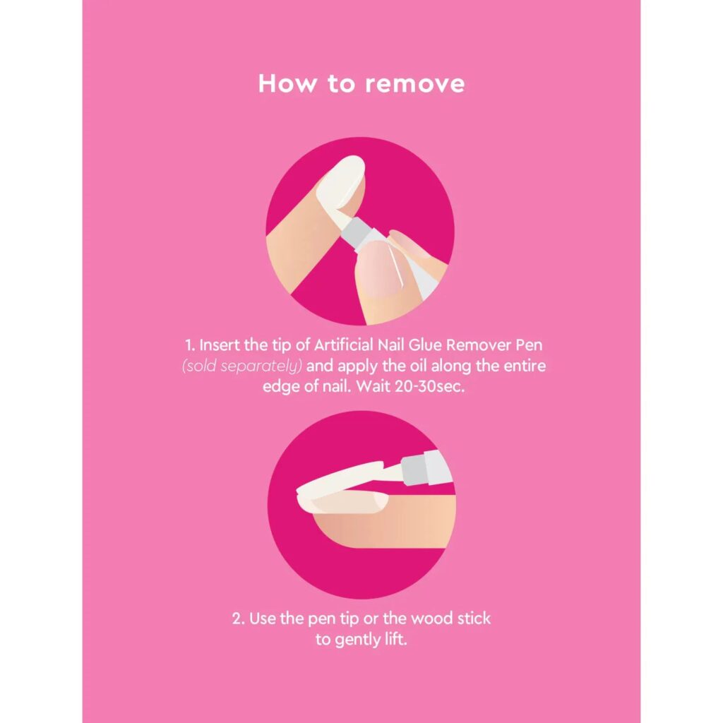 Le Mini Macaron Mini Nail Stickers - Gel Strips - Frosting