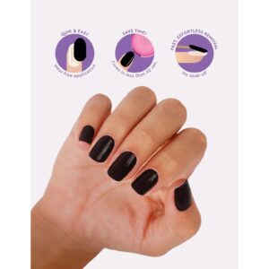 Le Mini Macaron Mini Nail Stickers - Gel Strips - Licorice