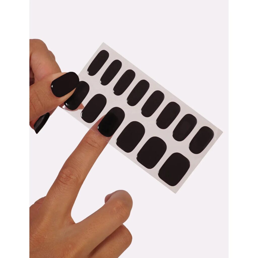 Le Mini Macaron Mini Nail Stickers - Gel Strips - Licorice