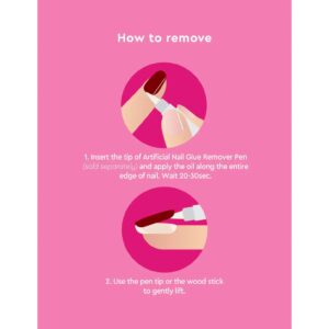 Le Mini Macaron Mini Nail Stickers - Gel Strips - Rouge Dahlia