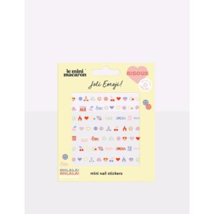 Le Mini Macaron Mini Nail Stickers - Joli Emoji