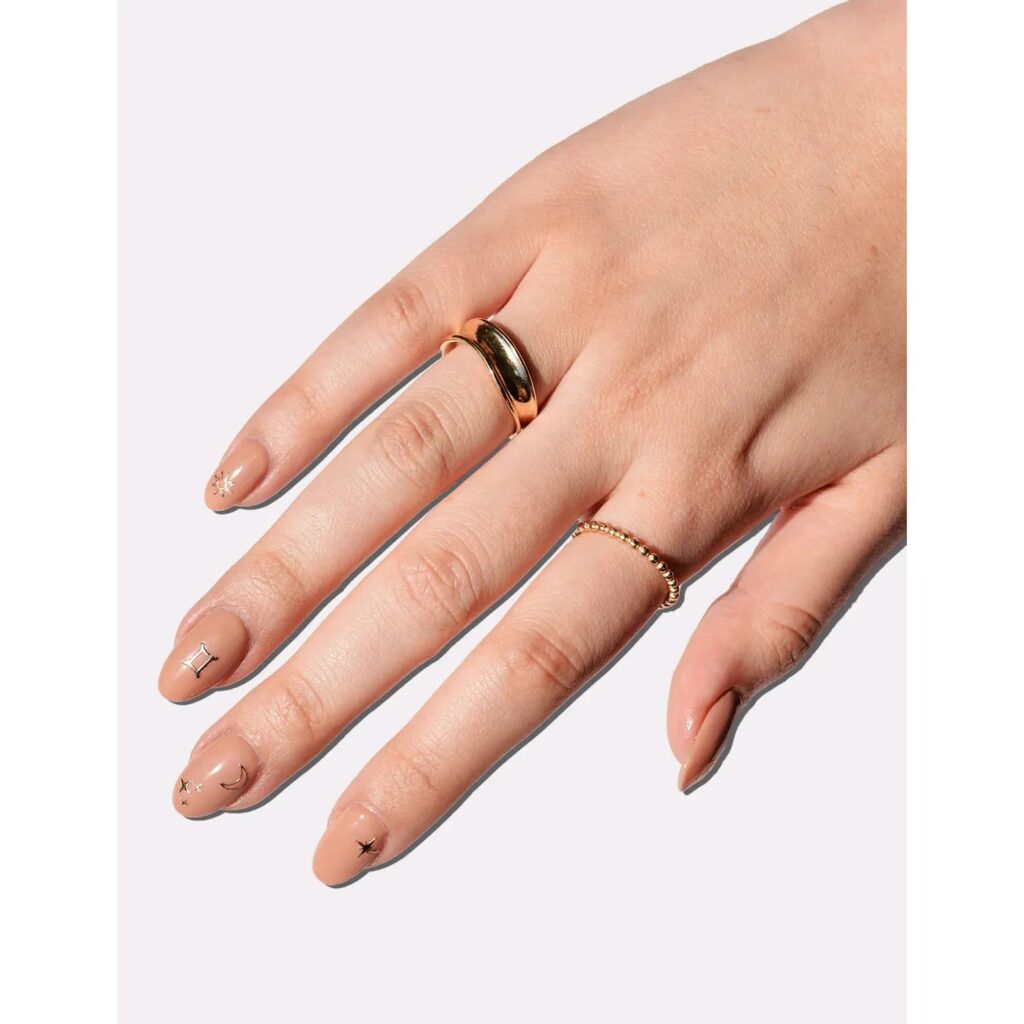 Le Mini Macaron Mini Nail Stickers - Lucky Star
