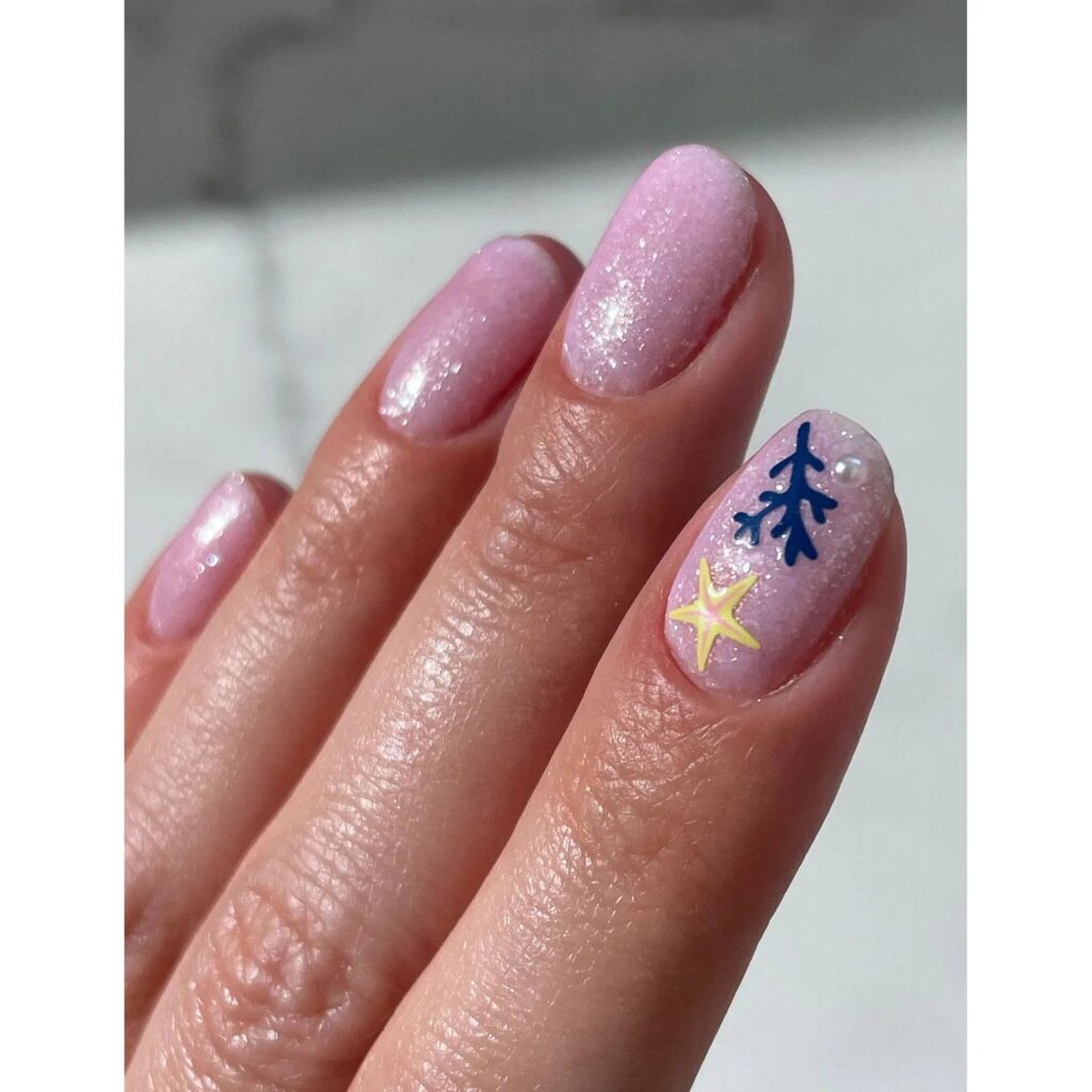 Le Mini Macaron Mini Nail Stickers - Under The Sea