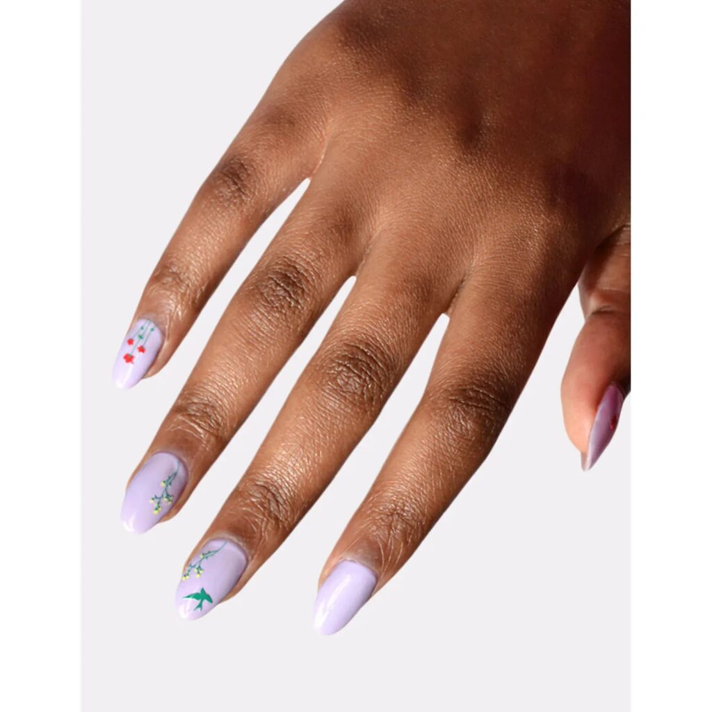 Le Mini Macaron Mini Nail Stickers - Wildflower