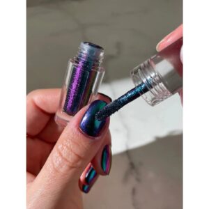 Le Mini Macaron - Stardust Liquid Nail Powder- Galactic Sparkle