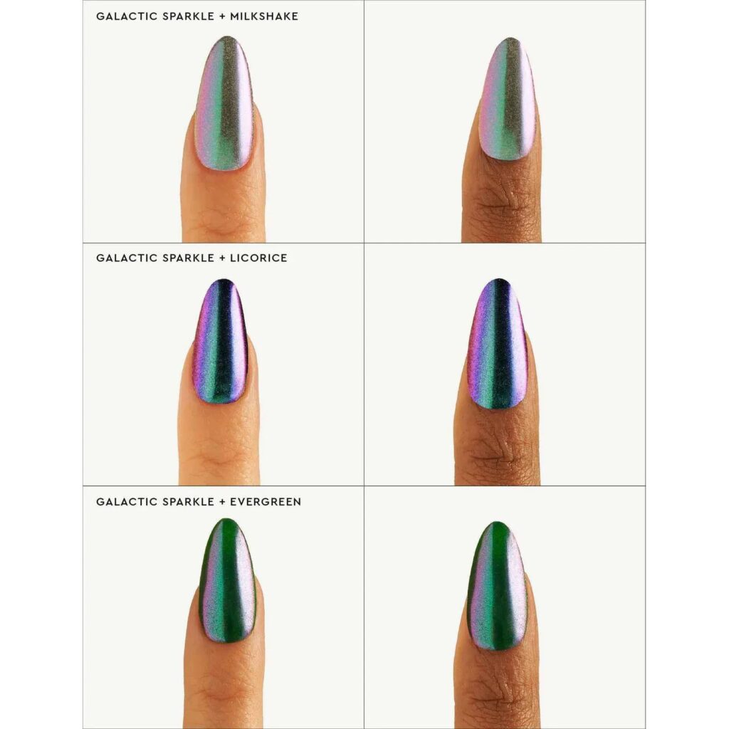 Le Mini Macaron - Stardust Liquid Nail Powder- Galactic Sparkle